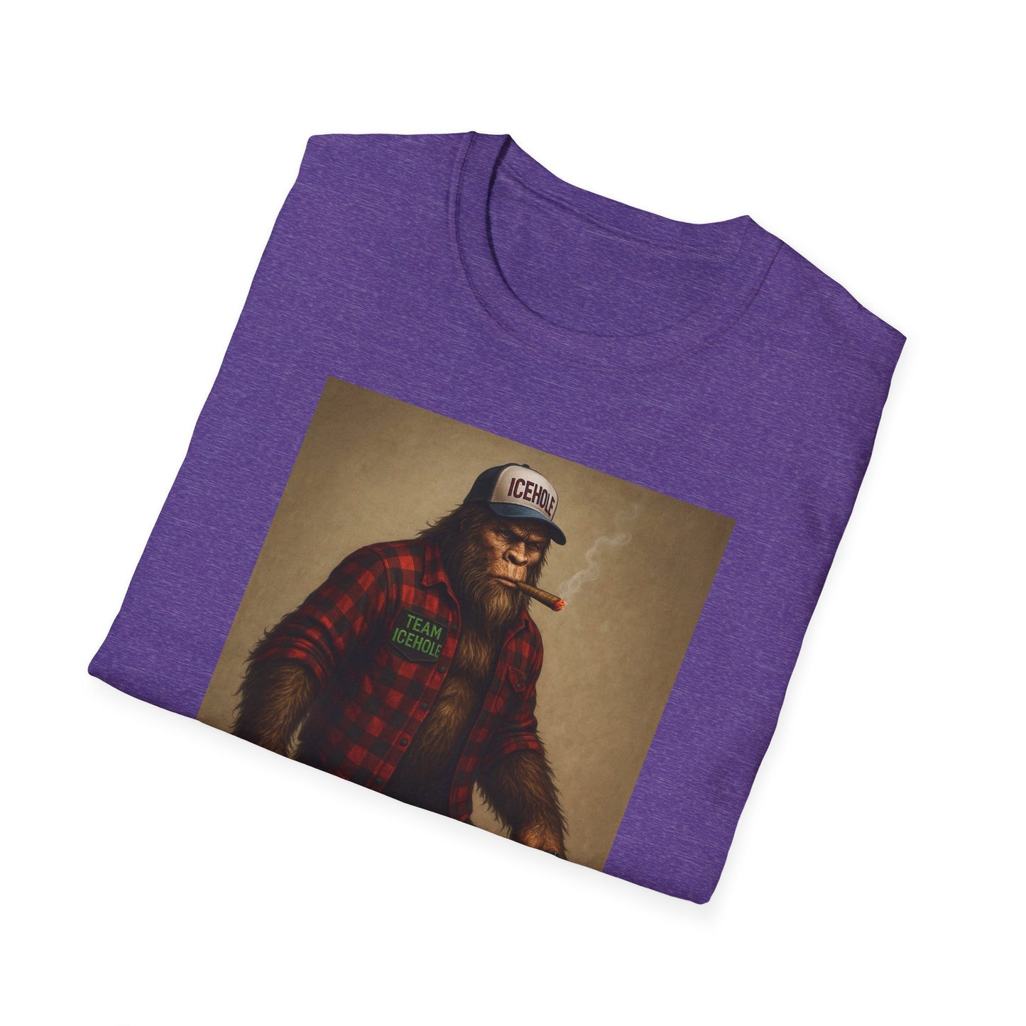 T-Shirt - Team IceHole Mascot Bigfoot