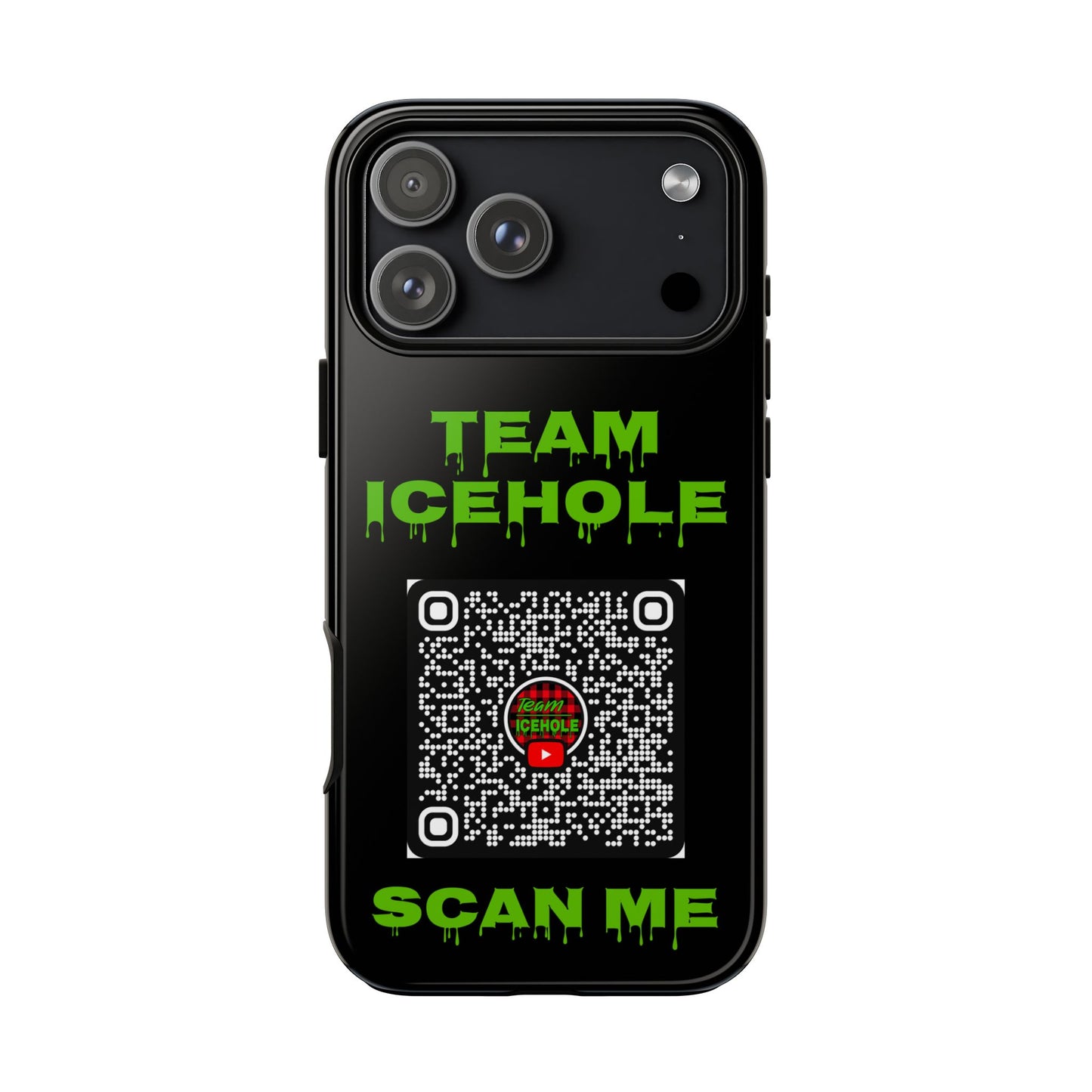 Phone Case — Team Icehole QR Scan Design