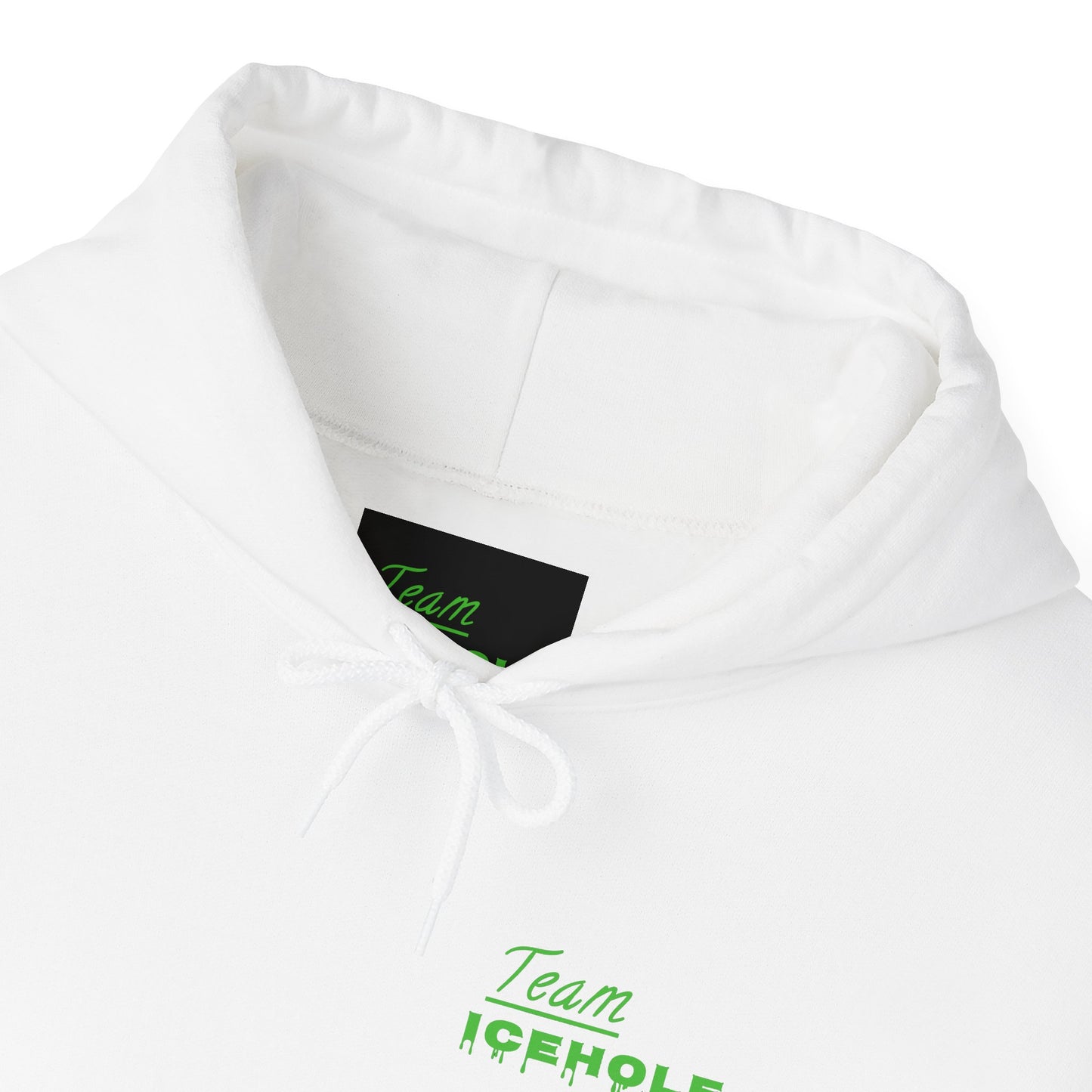 Icehole Hoodie — "Team ICEHOLE" Neon Logo Pullover