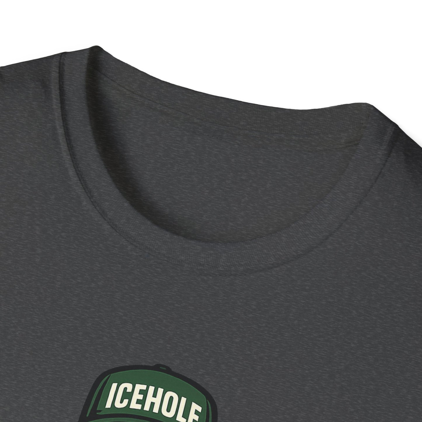 Adventure Living On The Edge Team IceHole Big Foot -Unisex Softstyle T-Shirt