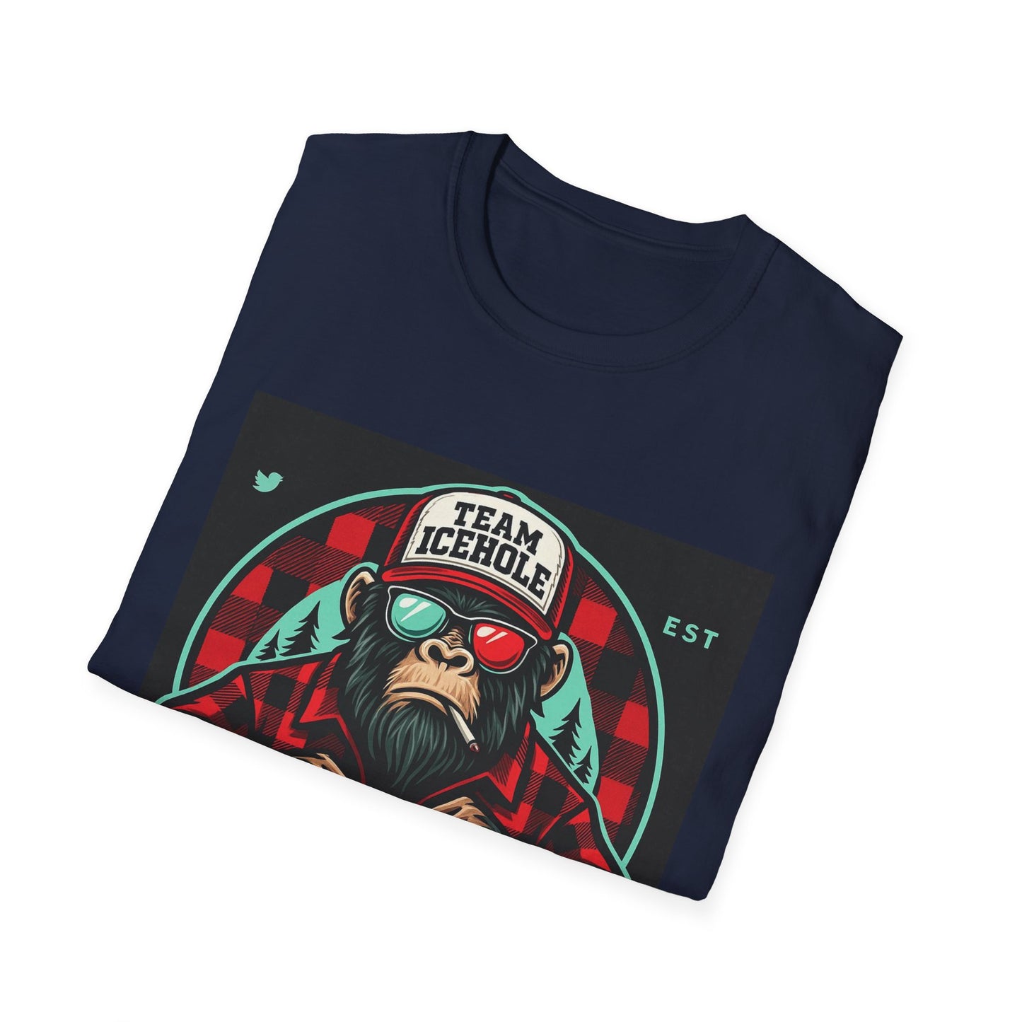 T-Shirt - Team IceHole Smoking BigFoot