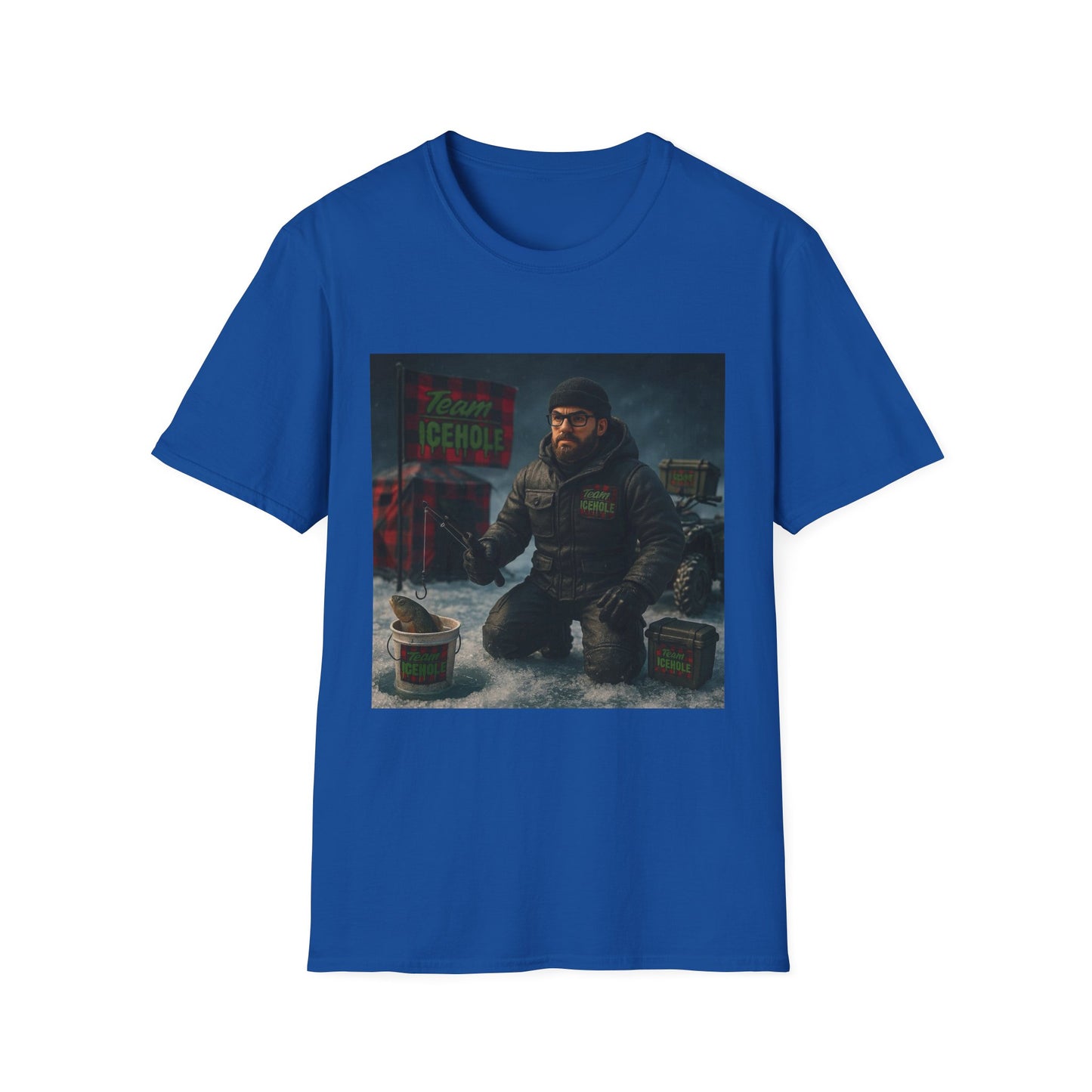 T-Shirt - Team IceHole Camp Setup Adventure Shirt
