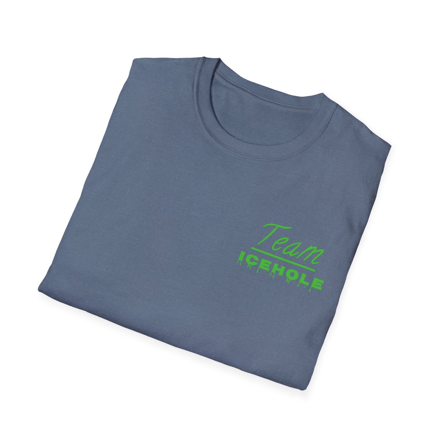 Team Icehole Unisex Softstyle T-Shirt Small Logo|
