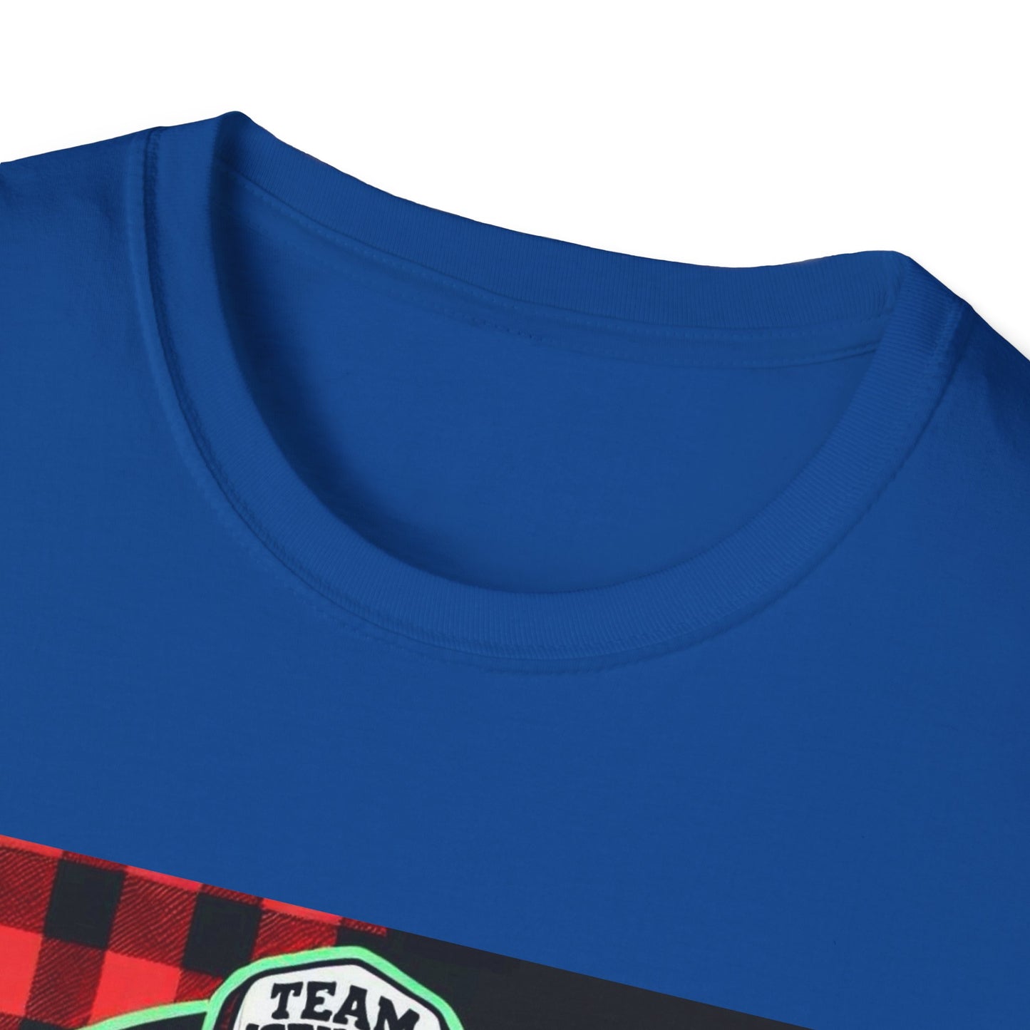 T-Shirt for Outdoor Enthusiasts - Team IceHole BigFoot Holding Logo