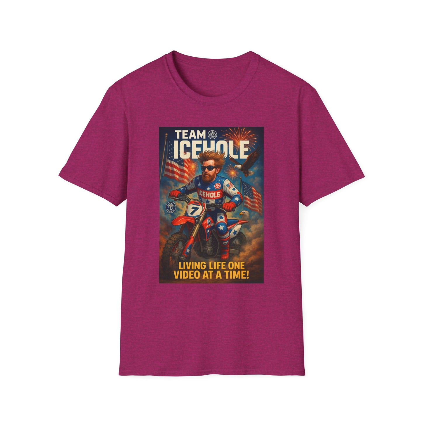 Team Icehole T-Shirt - Living Life One Video at a Time Merica