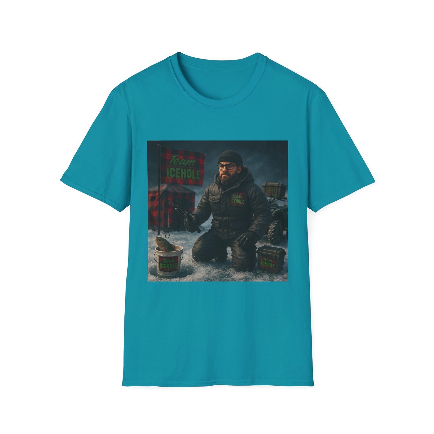 T-Shirt - Team IceHole Camp Setup Adventure Shirt