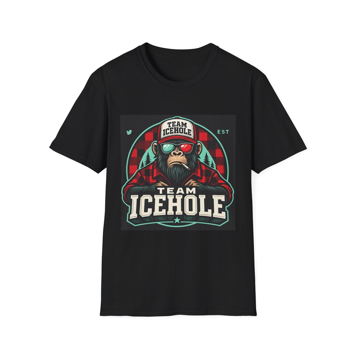 T-Shirt - Team IceHole Smoking BigFoot