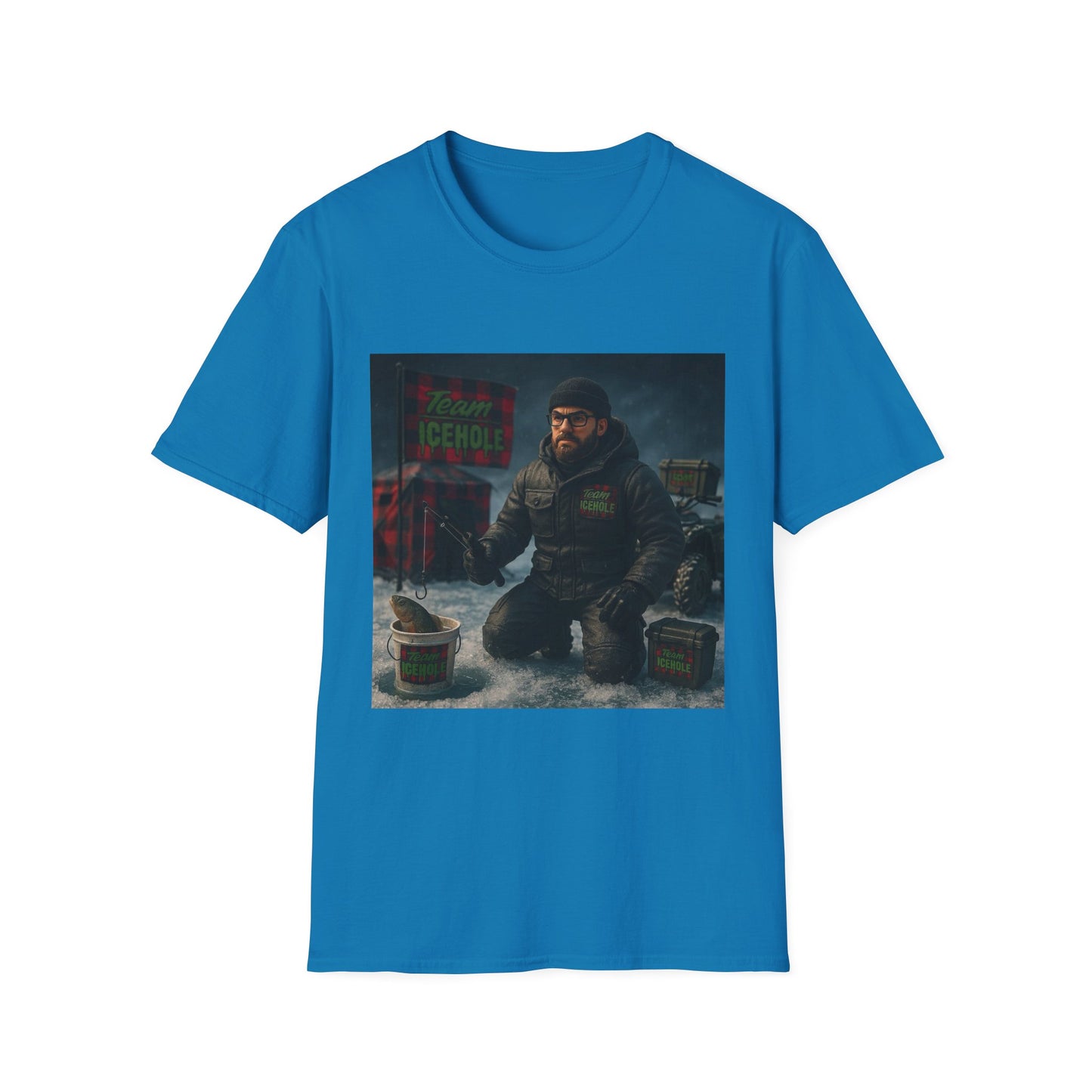 T-Shirt - Team IceHole Camp Setup Adventure Shirt