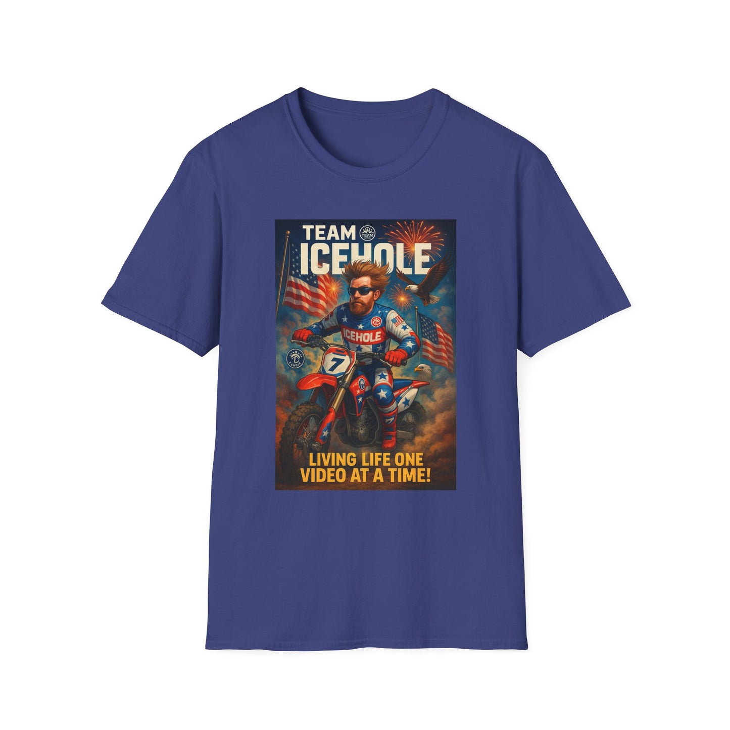 Team Icehole T-Shirt - Living Life One Video at a Time Merica