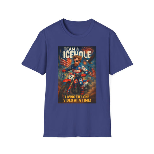Team Icehole T-Shirt - Living Life One Video at a Time Merica