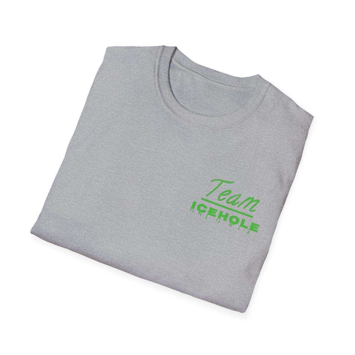 Team Icehole Unisex Softstyle T-Shirt Small Logo|