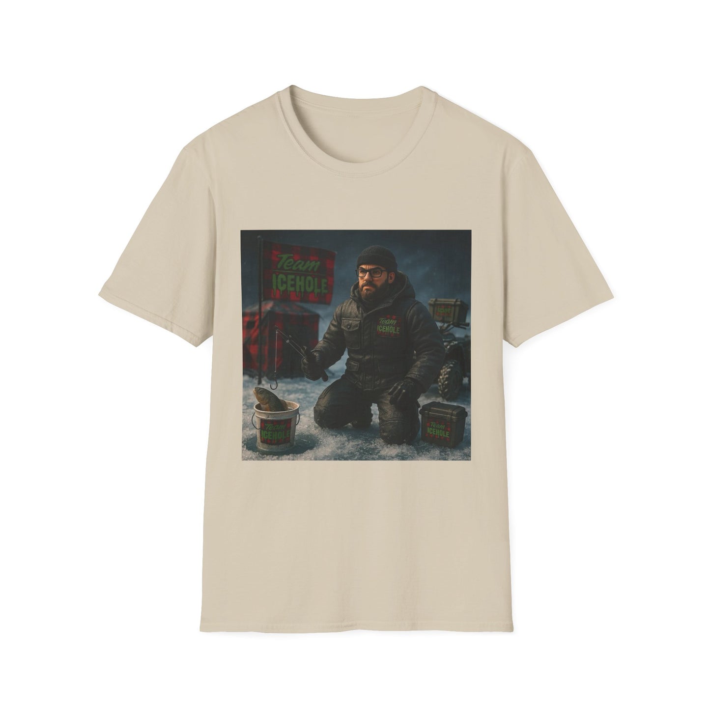 T-Shirt - Team IceHole Camp Setup Adventure Shirt