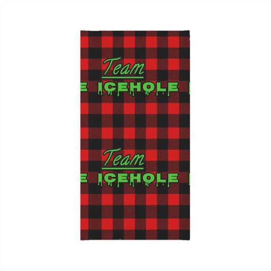 Team Icehole Lightweight Neck Gaiter, Outdoor Scarf, Fishing Accessories, Versatile Face Cover, Winter Sports Gear