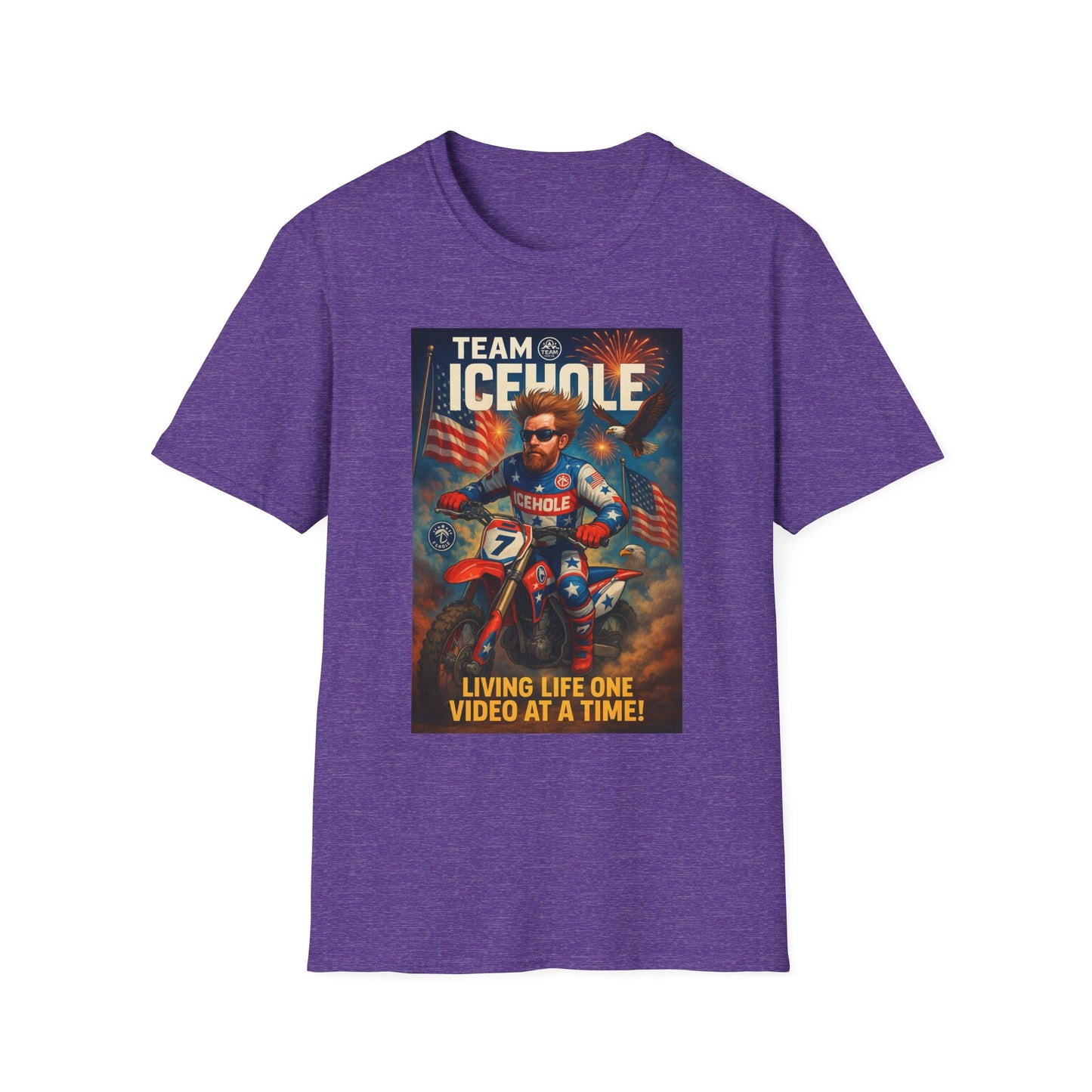 Team Icehole T-Shirt - Living Life One Video at a Time Merica