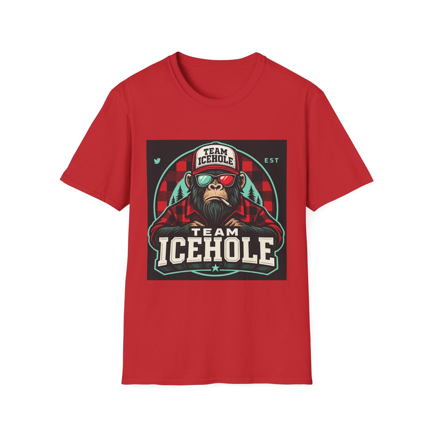 T-Shirt - Team IceHole Smoking BigFoot