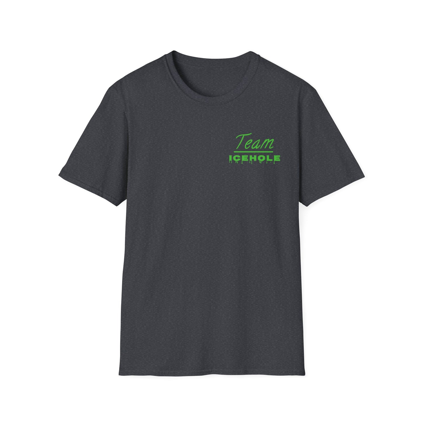 Team Icehole Unisex Softstyle T-Shirt Small Logo|
