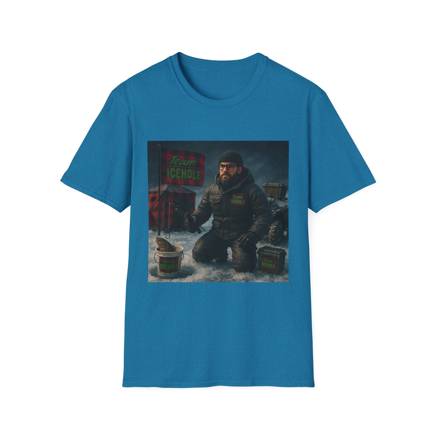 T-Shirt - Team IceHole Camp Setup Adventure Shirt