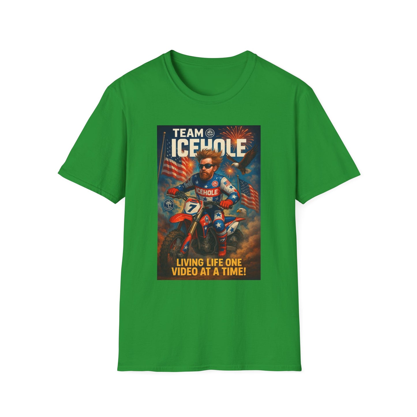 Team Icehole T-Shirt - Living Life One Video at a Time Merica