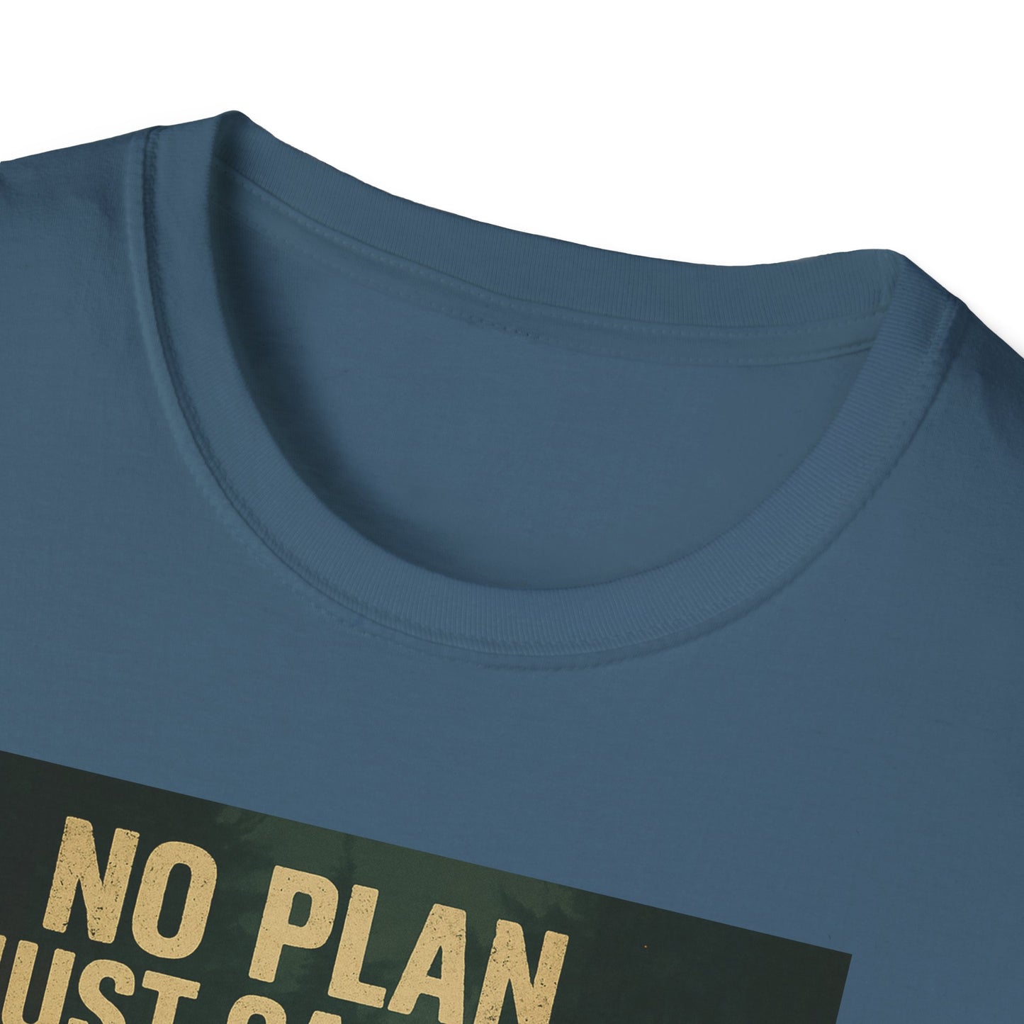 No Plan Just Gas & Guts' Camping Tee for Outdoor Enthusiasts | Team IceHole