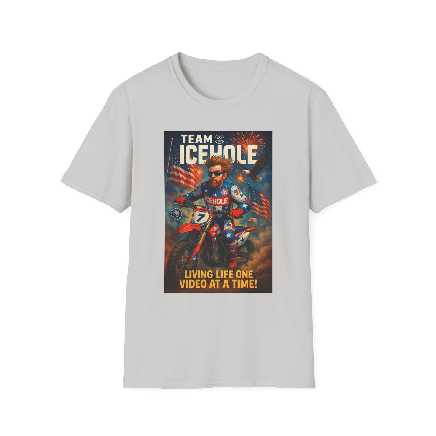 Team Icehole T-Shirt - Living Life One Video at a Time Merica