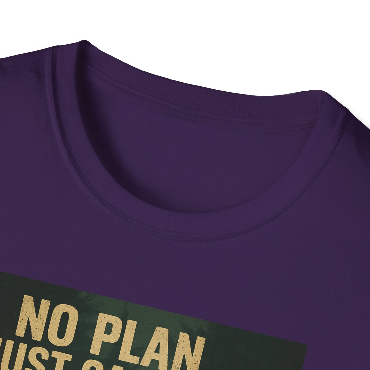 No Plan Just Gas & Guts' Camping Tee for Outdoor Enthusiasts | Team IceHole