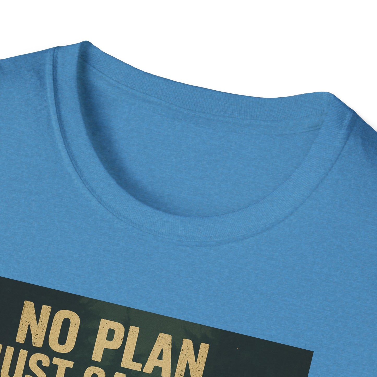 No Plan Just Gas & Guts' Camping Tee for Outdoor Enthusiasts | Team IceHole