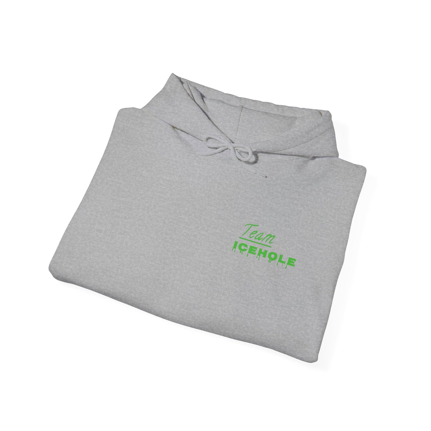 Icehole Hoodie — "Team ICEHOLE" Neon Logo Pullover