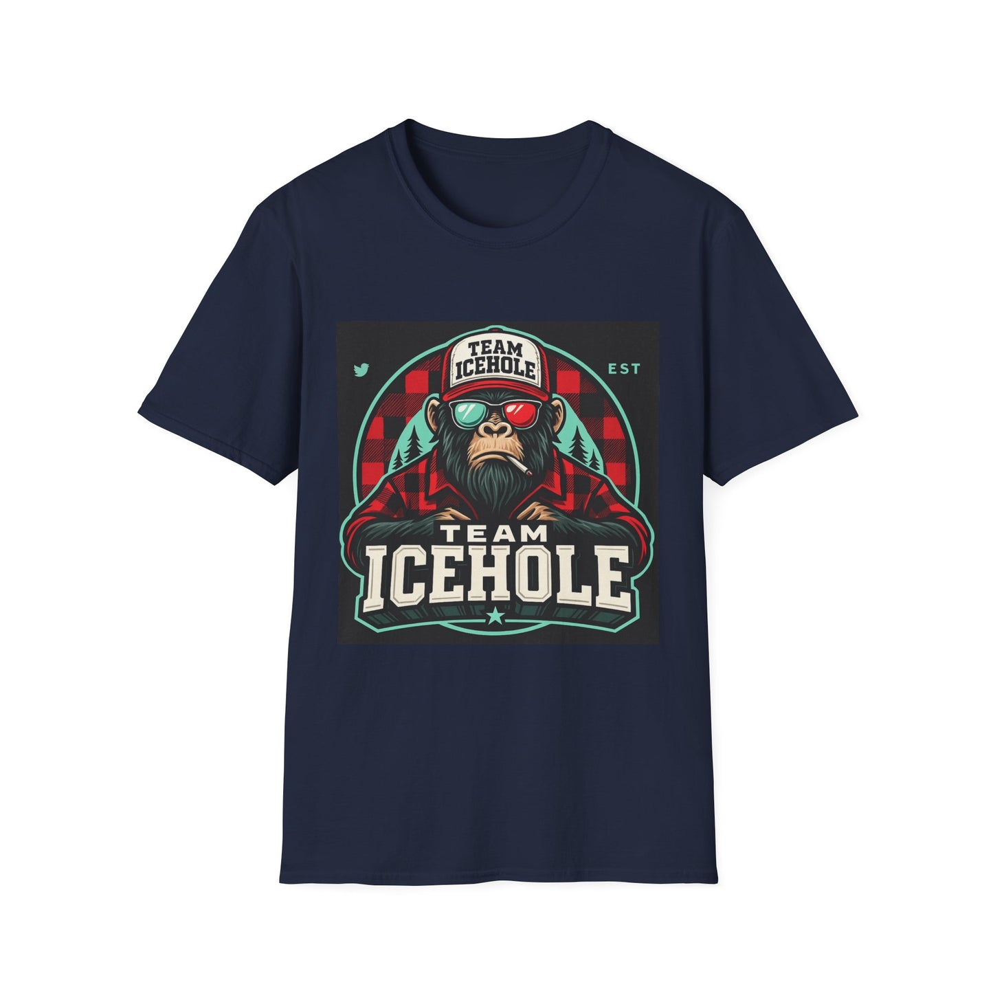 T-Shirt - Team IceHole Smoking BigFoot