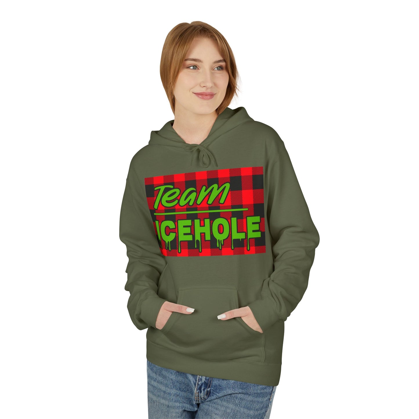 Team Icehole Fleece Hoodie - OG logo