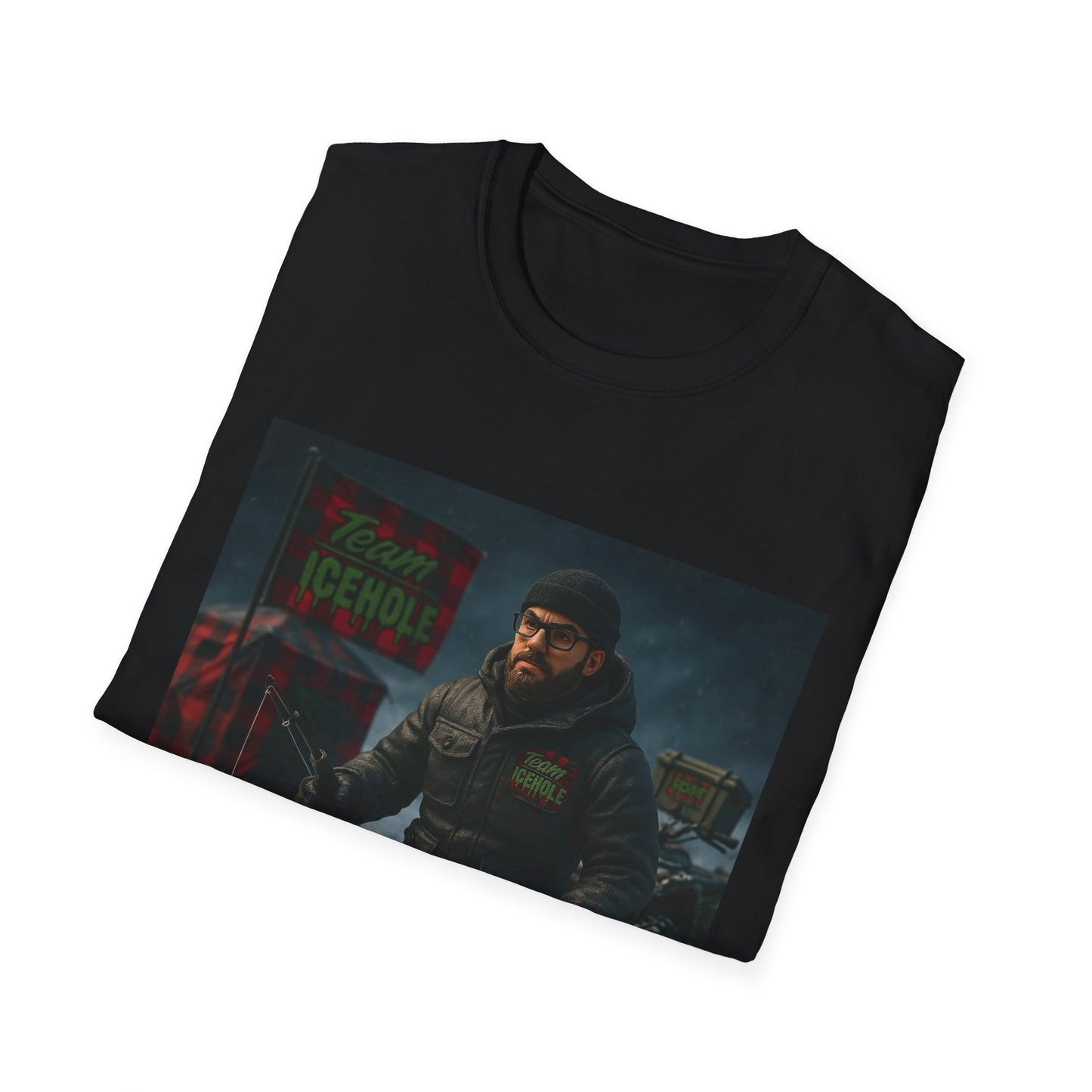 T-Shirt - Team IceHole Camp Setup Adventure Shirt