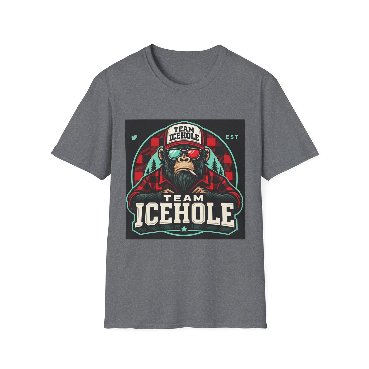 T-Shirt - Team IceHole Smoking BigFoot