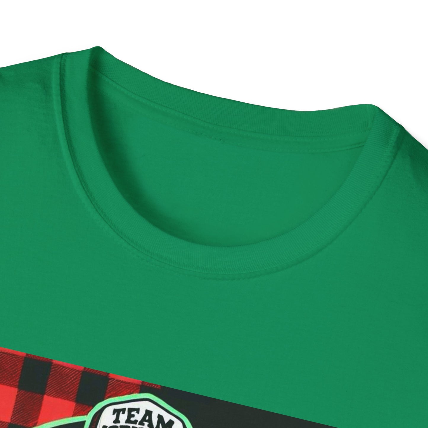 T-Shirt for Outdoor Enthusiasts - Team IceHole BigFoot Holding Logo