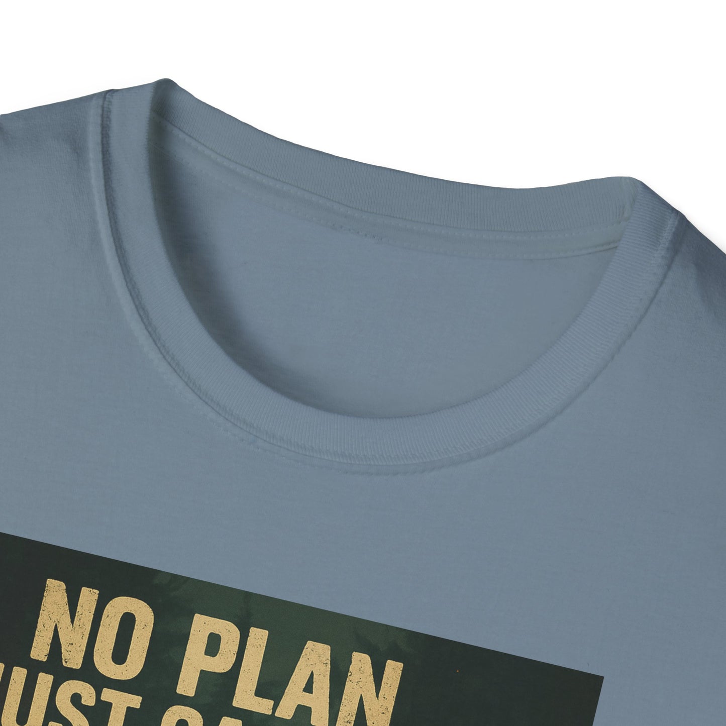 No Plan Just Gas & Guts' Camping Tee for Outdoor Enthusiasts | Team IceHole