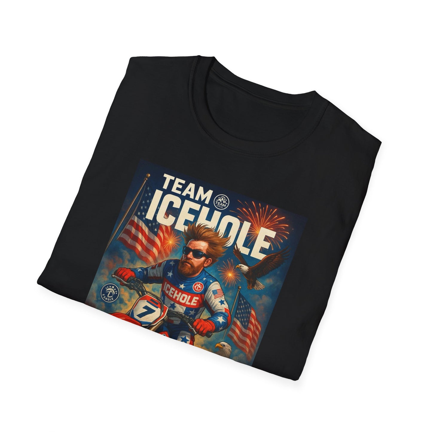 Team Icehole T-Shirt - Living Life One Video at a Time Merica