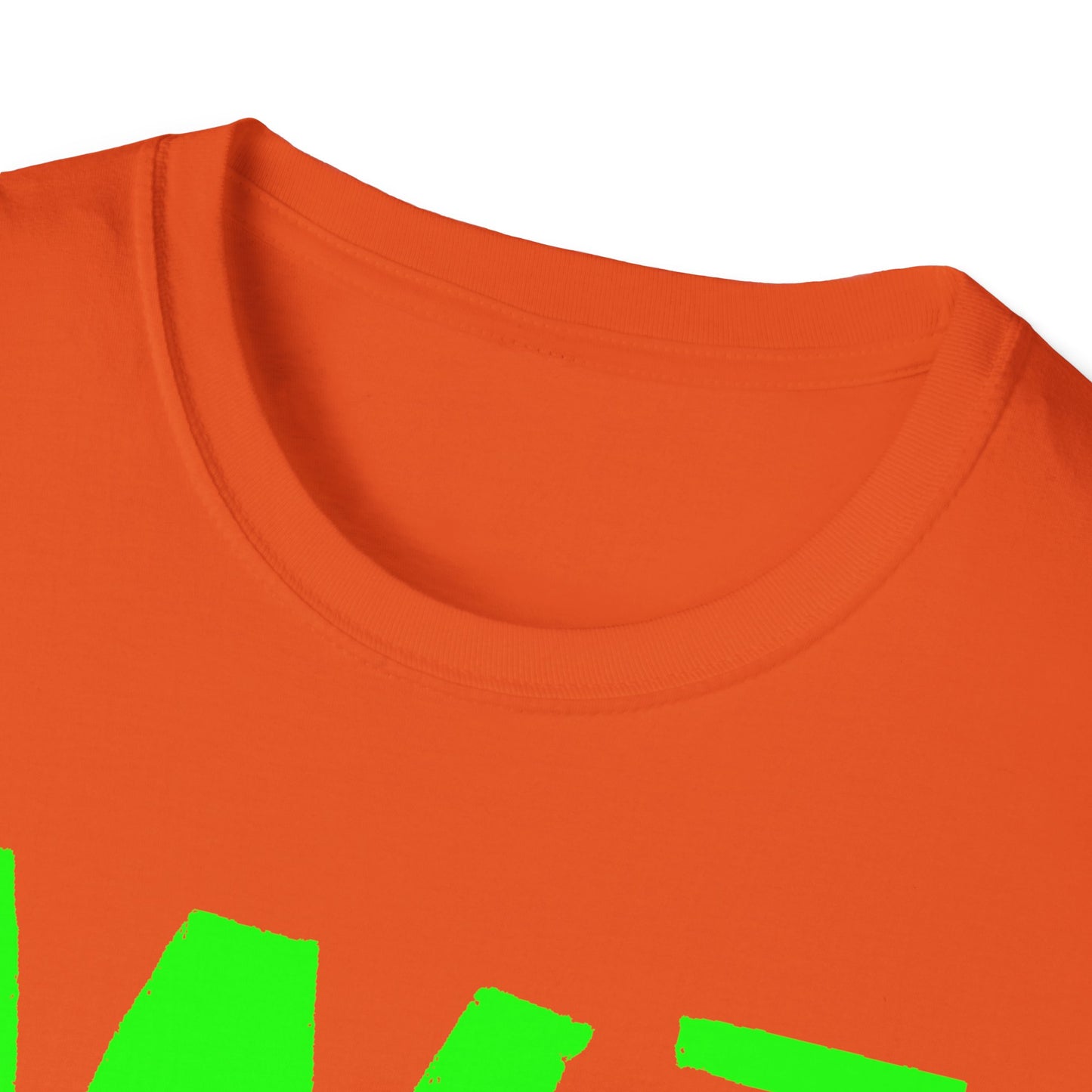 Wisco3 Green Letters Unisex Softstyle T-Shirt - Perfect for Anglers and Outdoor Enthusiasts