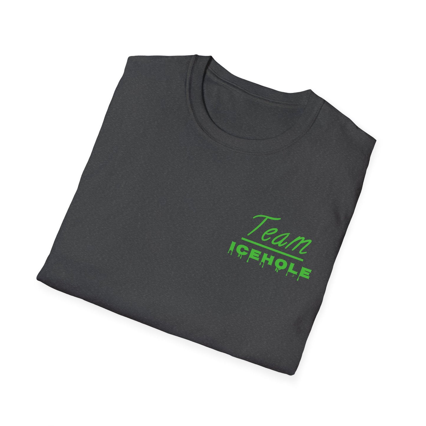 Team Icehole Unisex Softstyle T-Shirt Small Logo|