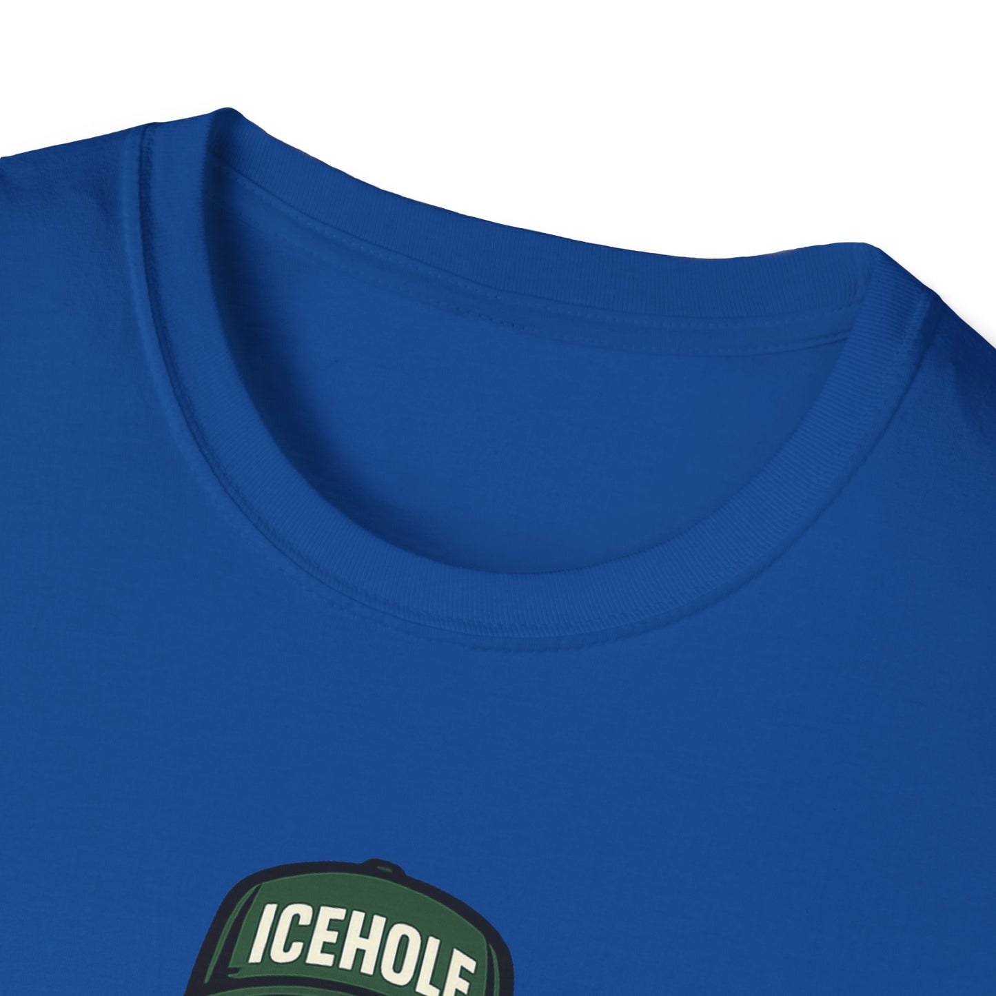 Adventure Living On The Edge Team IceHole Big Foot -Unisex Softstyle T-Shirt