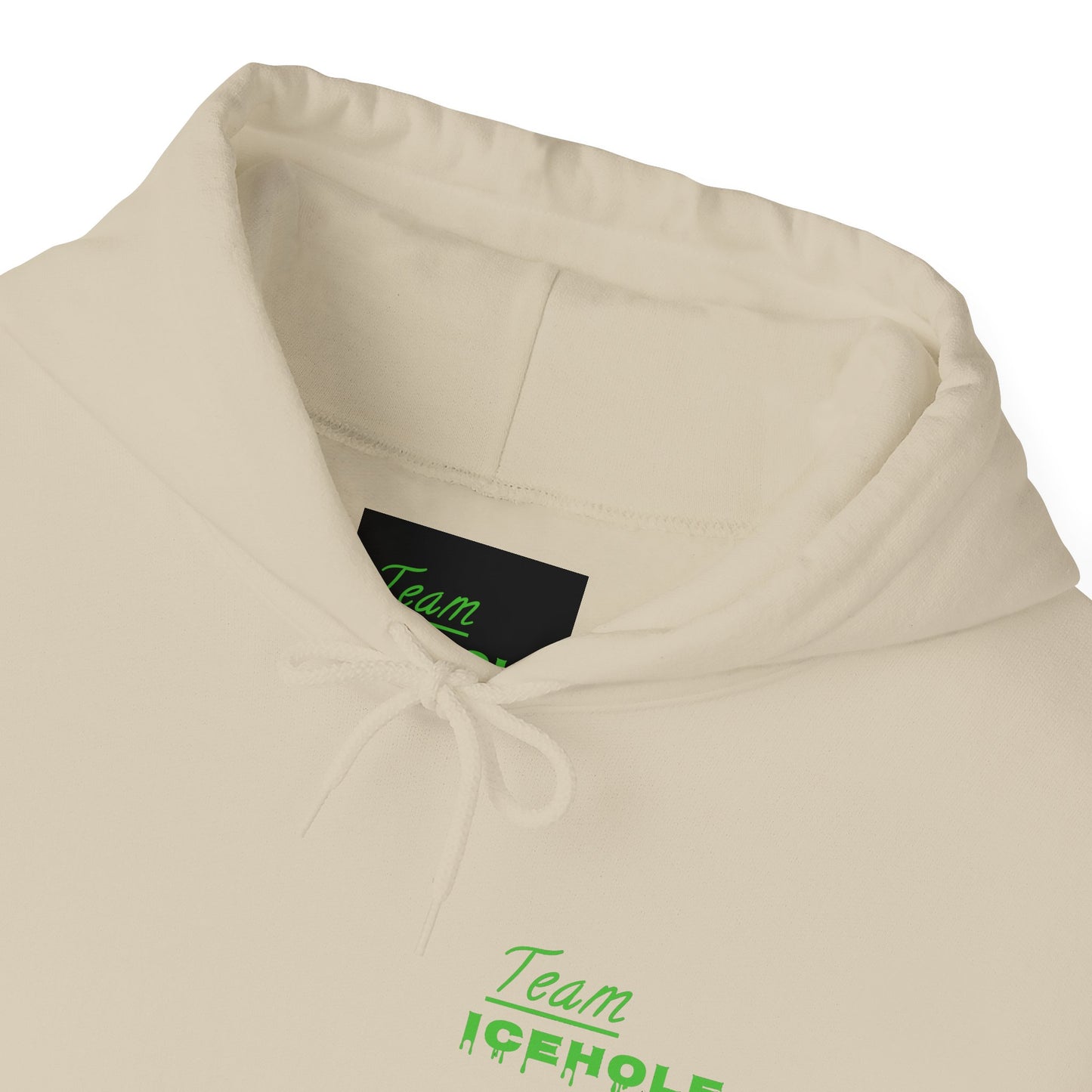 Icehole Hoodie — "Team ICEHOLE" Neon Logo Pullover