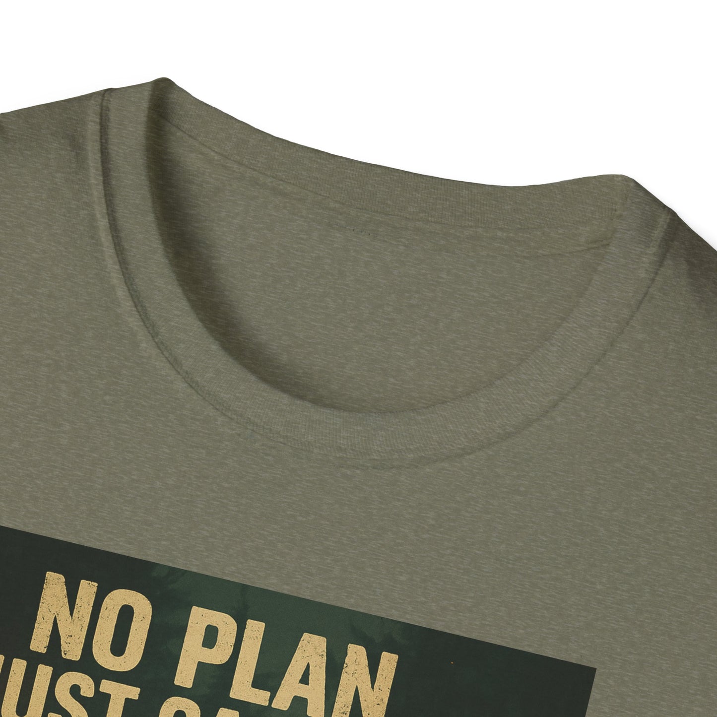 No Plan Just Gas & Guts' Camping Tee for Outdoor Enthusiasts | Team IceHole