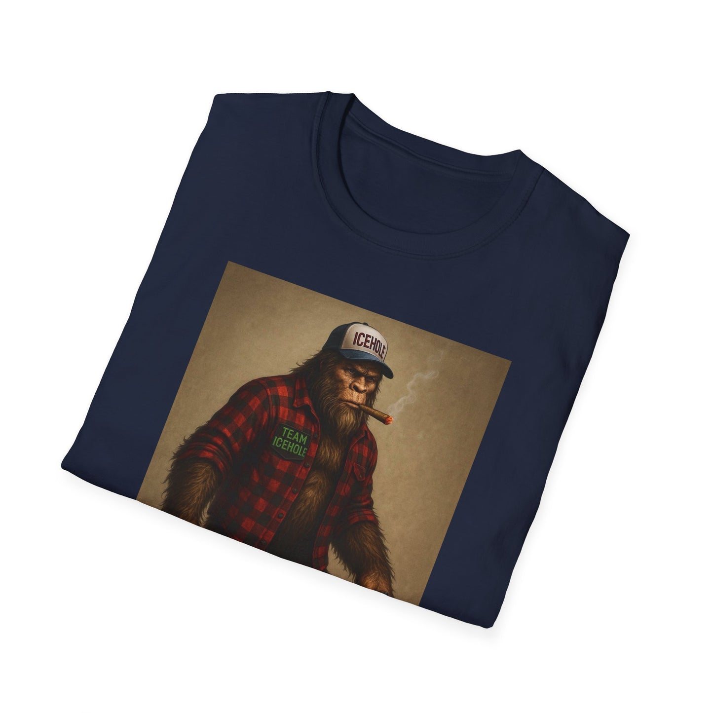 T-Shirt - Team IceHole Mascot Bigfoot