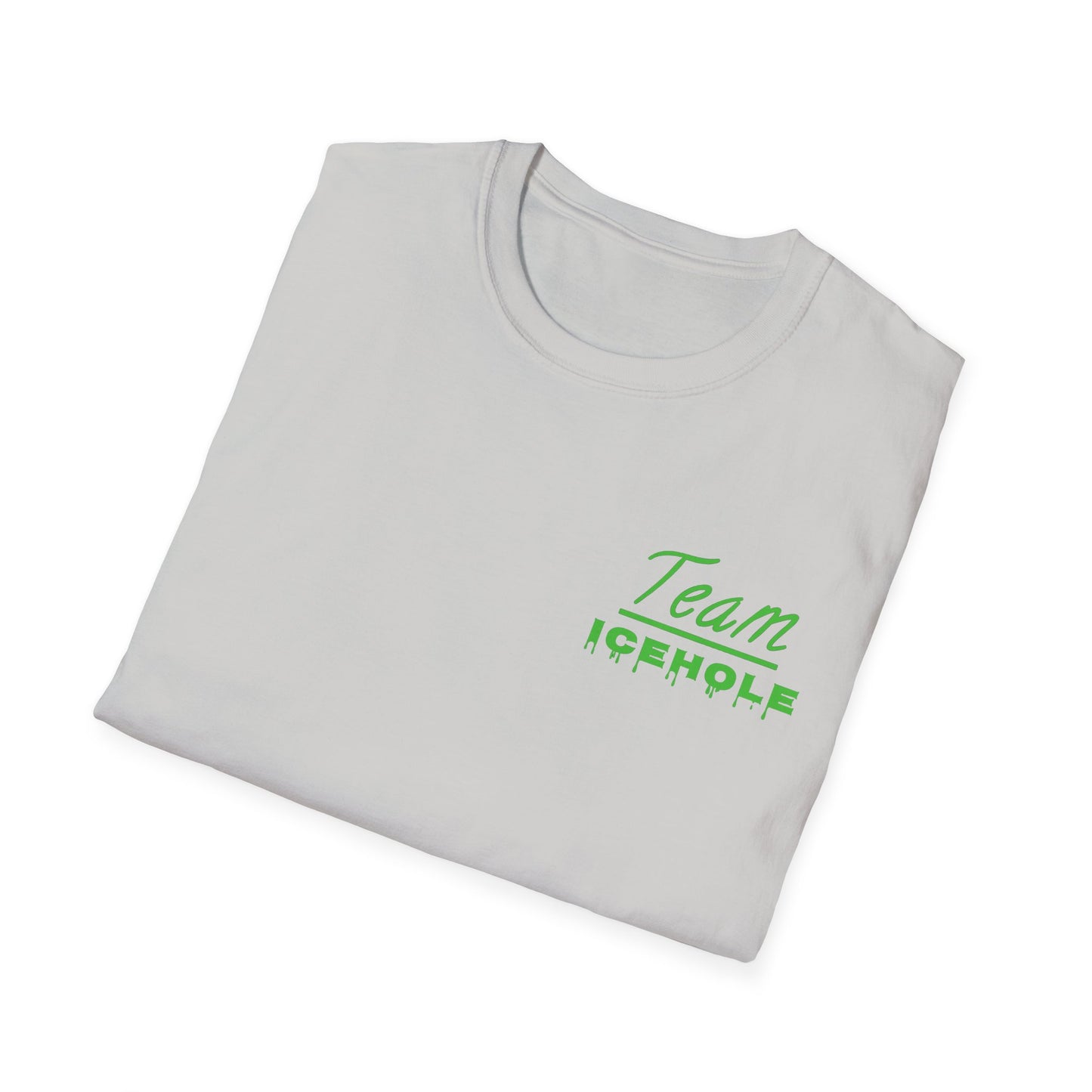 Team Icehole Unisex Softstyle T-Shirt Small Logo|