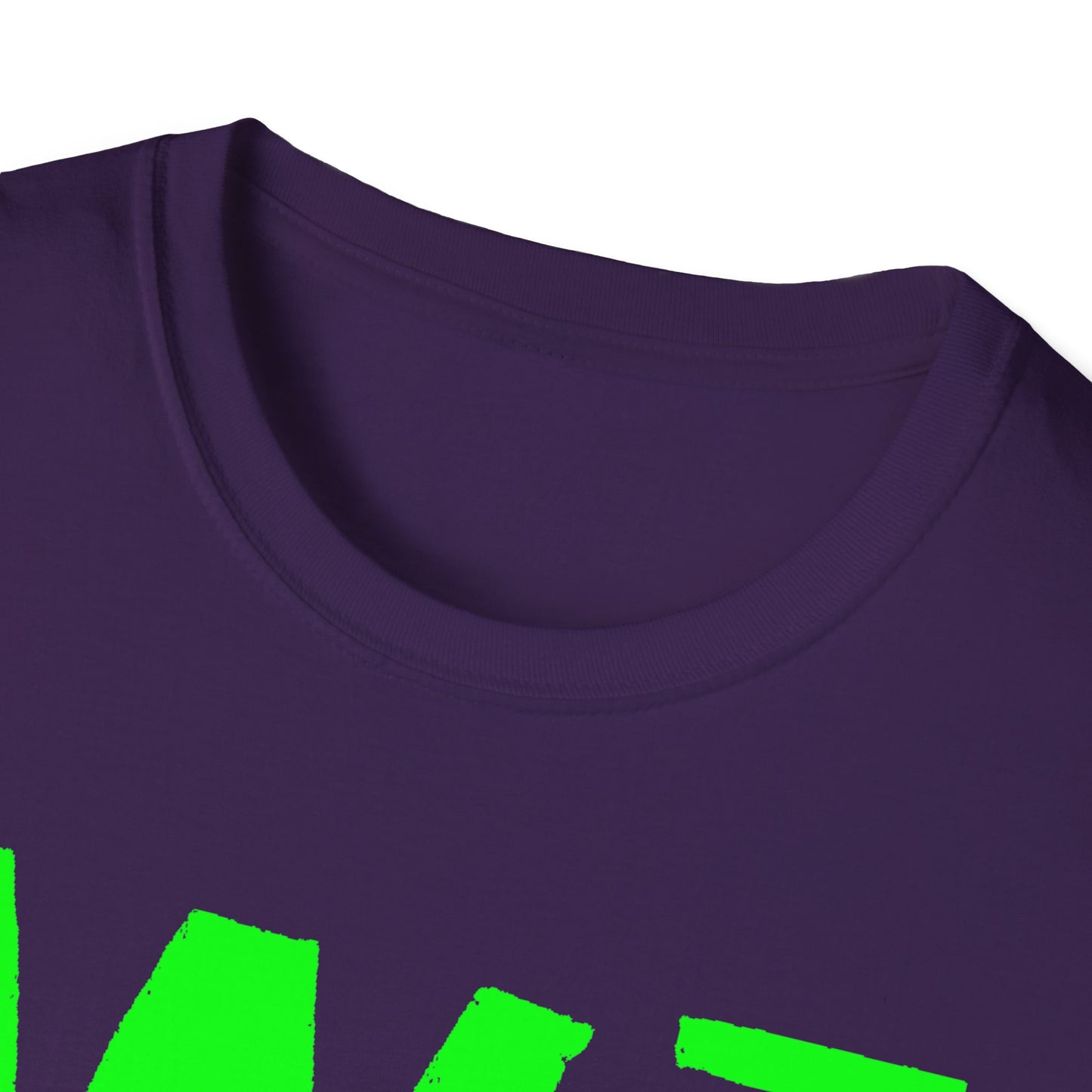 Wisco3 Green Letters Unisex Softstyle T-Shirt - Perfect for Anglers and Outdoor Enthusiasts