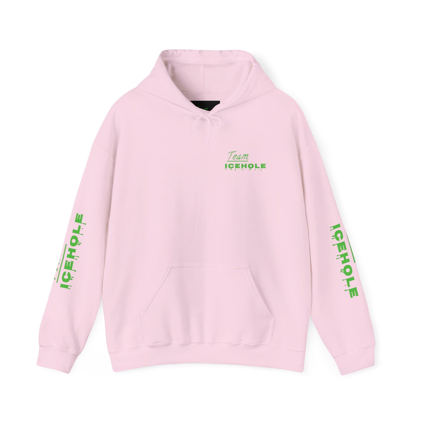 Icehole Hoodie — "Team ICEHOLE" Neon Logo Pullover