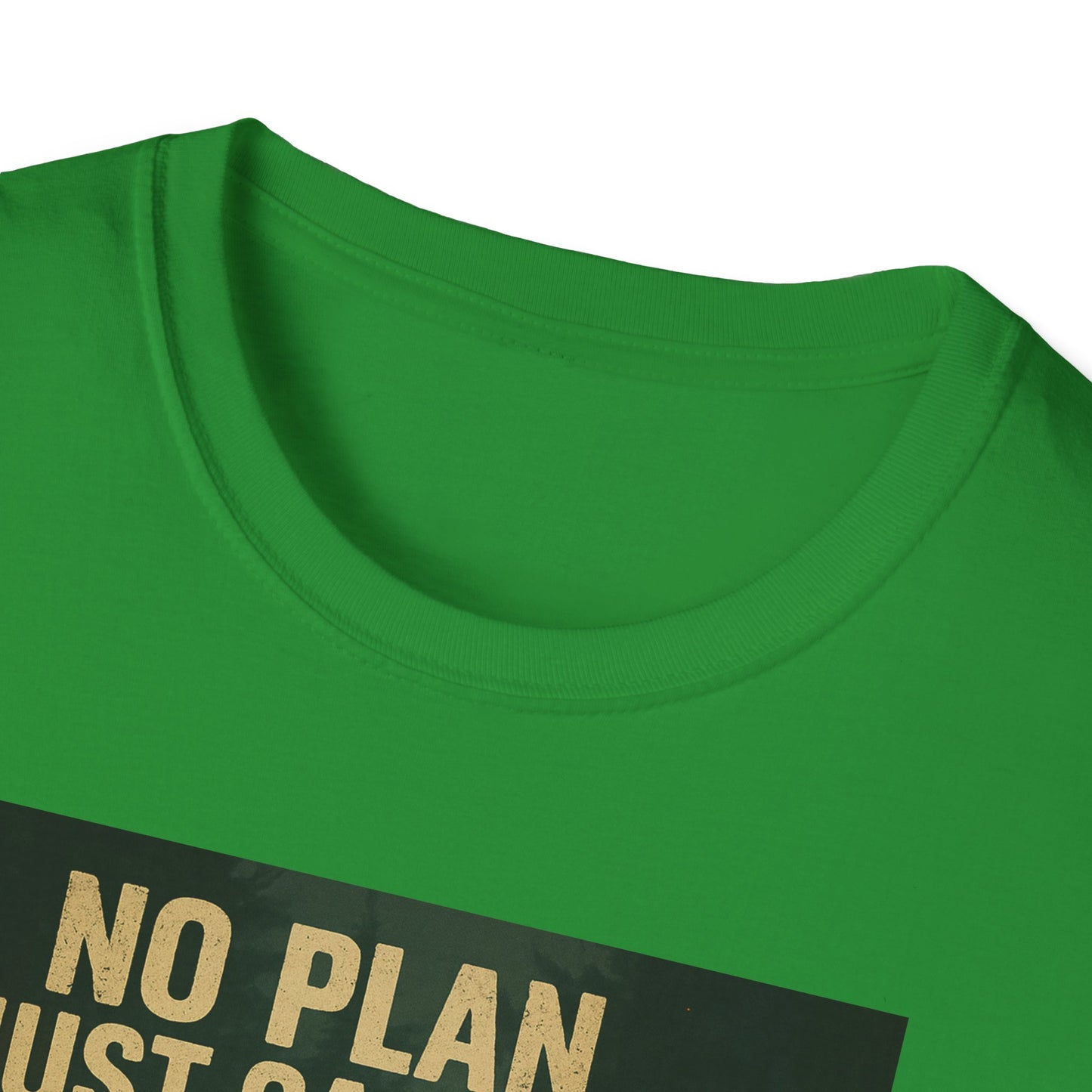 No Plan Just Gas & Guts' Camping Tee for Outdoor Enthusiasts | Team IceHole