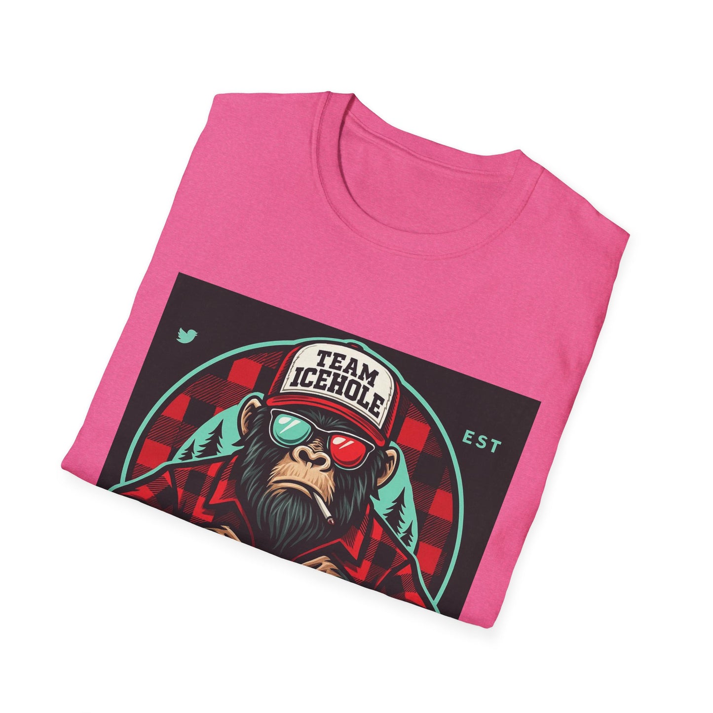 T-Shirt - Team IceHole Smoking BigFoot